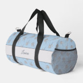 Sac De Sport Timeless Botanical Bloom Soft Blue Monogram (Coin droit)