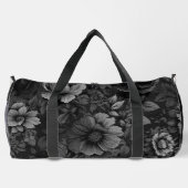 Sac De Sport Tons de gris floral (Verso)