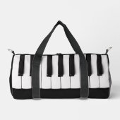 Sac De Sport Touches de piano de nom personnalisé (Recto)