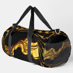 Sac De Sport Tourbillon Opulent Liquide Or Noir Monochrome Chri