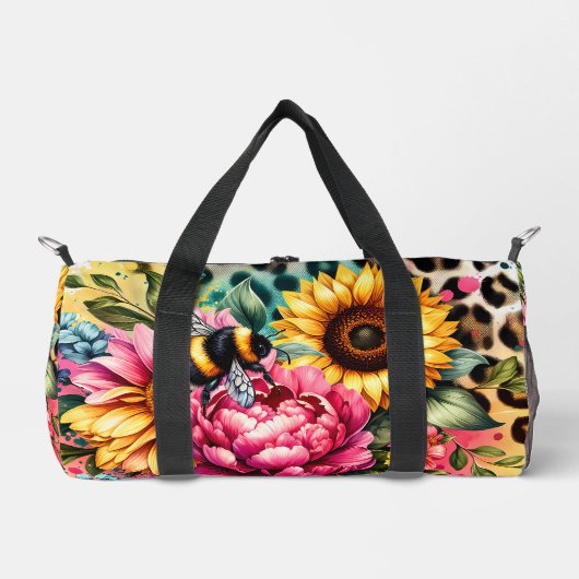 Sac De Sport Tournesols, Poster de animal de Bumblebee (Recto)