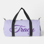 Sac De Sport Tracy Nom De Fille En Violet, (Recto)