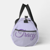 Sac De Sport Tracy Nom De Fille En Violet, (Droite)