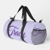 Sac De Sport Tracy Nom De Fille En Violet, (Coin droit)