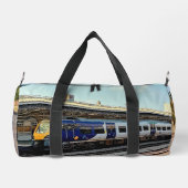 Sac De Sport Train bleu et argent (Verso)