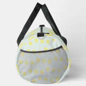 Sac De Sport Tranches de citron jaune sur bleu (Droite)