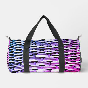 Sac De Sport Tresse photographiée, gris abstrait et intéressant