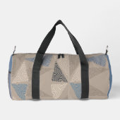 Sac De Sport Triangle beige et bleu (Verso)