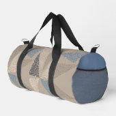 Sac De Sport Triangle beige et bleu (Coin droit)