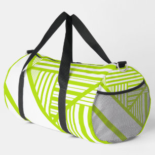 Sac De Sport Triangle en Lime Vert et Blanc