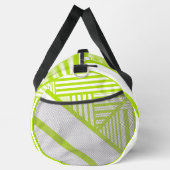 Sac De Sport Triangle en Lime Vert et Blanc (Droite)
