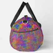 Sac De Sport Trippy Funky Bold Vibrant Arc-en-ciel Abstrait Fra (Droite)