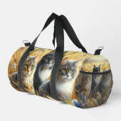 Sac De Sport Trois chats / Amoureux des chats (Coin droit)