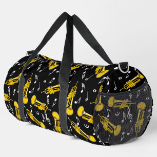 Sac De Sport Trumpet Music Notes Motif