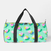 Sac De Sport Turquoise aux fraises (Verso)