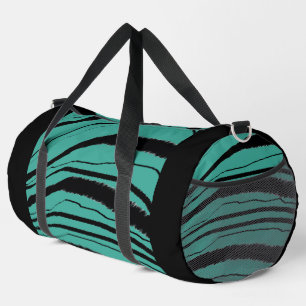 Sac De Sport Turquoise + Bande d'animal noir Sport sportif Voya