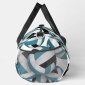 Sac De Sport turquoise équipe de volley-ball noir couleurs moti (Droite)