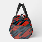 Sac De Sport Turquoise noir blanc Abstrait rayures géométriques (Droite)