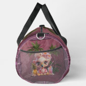 Sac De Sport Un flamant sucré dans une parade tropicale (Droite)