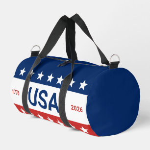 Sac De Sport USA 1776 2026 250e anniversaire Rouge Blanc Bleu