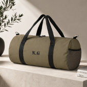 Sac De Sport Utilitaire de style militaire vert armée
