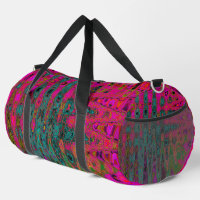 Vagues atomiques Abstraites Turquoise Trippy