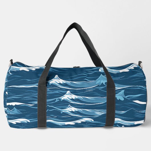 Sac De Sport Vagues bleues (Recto)