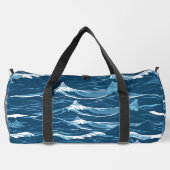 Sac De Sport Vagues bleues (Verso)