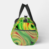 Sac De Sport vagues chromées vertes et dorées (Droite)