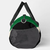 Sac De Sport Vagues simples 2 en vert, crème et noir (Droite)