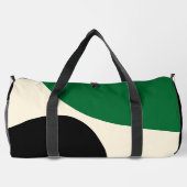 Sac De Sport Vagues simples 4 en vert, crème et noir (Verso)