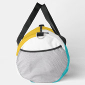 Sac De Sport Vagues simples 4 - Turquoise et Jaune (Droite)