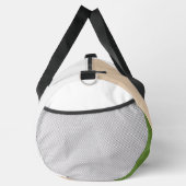 Sac De Sport Vagues simples - Blanc, Sable et Palm Vert (Droite)