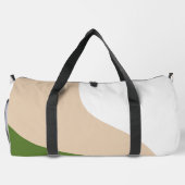 Sac De Sport Vagues simples - Blanc, Sable et Palm Vert (Verso)