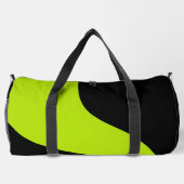 Sac De Sport Vagues simples en vert citron (Verso)
