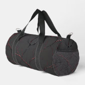 Sac De Sport Veines noires et rouges (Coin droit)