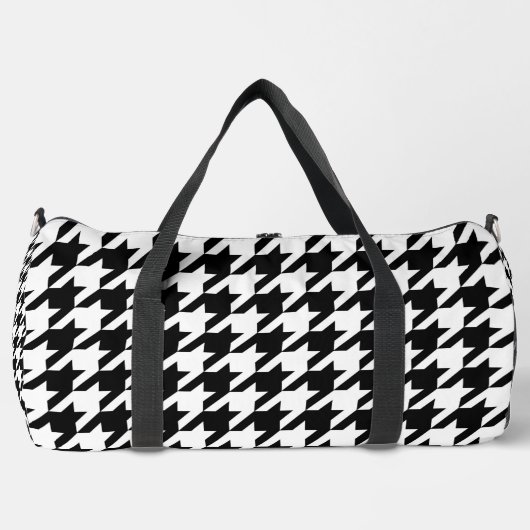 Sac De Sport Vérification de la position de base en noir et bla (Recto)