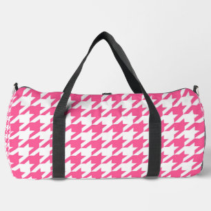 Sac De Sport Vérification de la position de base rose et blanc