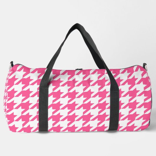 Sac De Sport Vérification de la position de base rose et blanc (Recto)