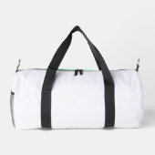 Sac De Sport Vert aquarelle ajouter nom message texte lancer (Verso)