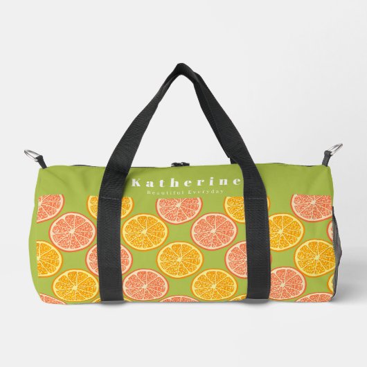 Sac De Sport Vert orange (Recto)