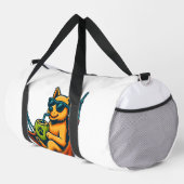 Sac De Sport Vibes de chiot tropical (Coin droit)