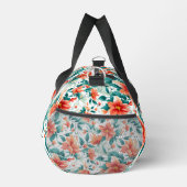 Sac De Sport Vibrant Orange Floral Garden Pattern - Elegant Tea (Droite)