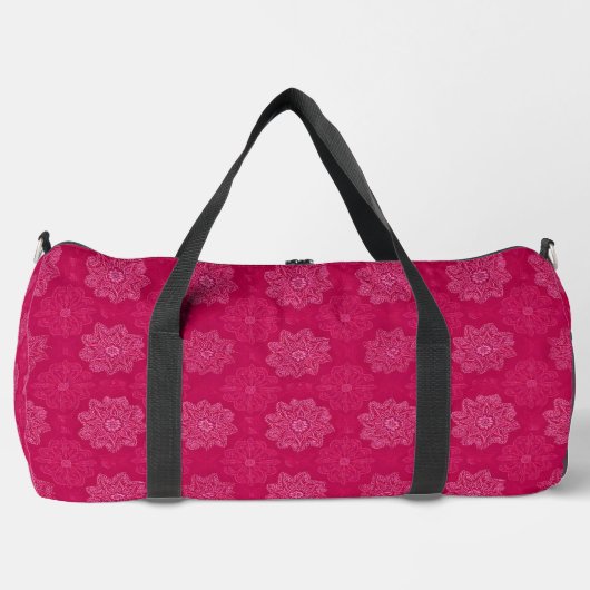 Sac De Sport Vibrant Paisley et Floral (Recto)