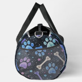 Sac De Sport Vibrant Paw Print Travel Monogram Personalize (Droite)