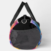 Sac De Sport Vibrant Sunset Turtle Travel Monogram Personalize (Droite)