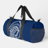 Sac De Sport Vierge Marie, dentelle blanche, bleu marine (Coin droit)