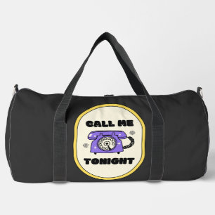 Sac De Sport vieux téléphone, appelle-moi ce soir