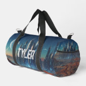 Sac De Sport Ville de science-fiction dans l'espace  (Coin droit)