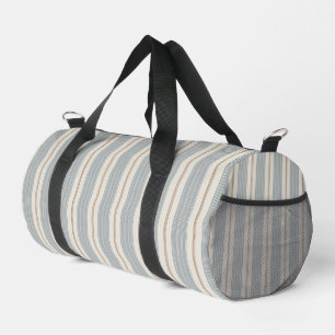 Sac De Sport Vintage bleu et marron français - Fermette neutre